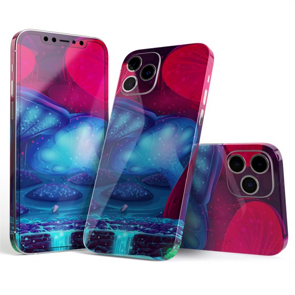 DesignSkinz Glowing Fantasy Land V2 Full-Body Skin Decal Wrap Cover for iPhone 16