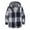 Dark Blue, variant on TMOYZQ Mens Flannel Hoodie Drawstring Hooded Plaid Shirts Long Sleeve Casual Button Down Shirts Lightweight Flannel Shirt Jackets