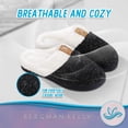 thumbnail image 5 of Bergman Kelly Womens Scuff Slippers, Anti-Slip House Shoes for Ladies w/ Memory Foam & Comfortable Fuzzy Lining, Prairie Collection, 5 of 8