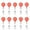 1*, variant on JilgTeok 10Pc Retractable Badge Badge Scroll Id Card 10 Colors for Decorating Your Home