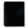 thumbnail image 3 of (2 pack) Pen+Gear 2-Pocket Poly Folder, 9.4" x 11.4", Black, 3 of 7