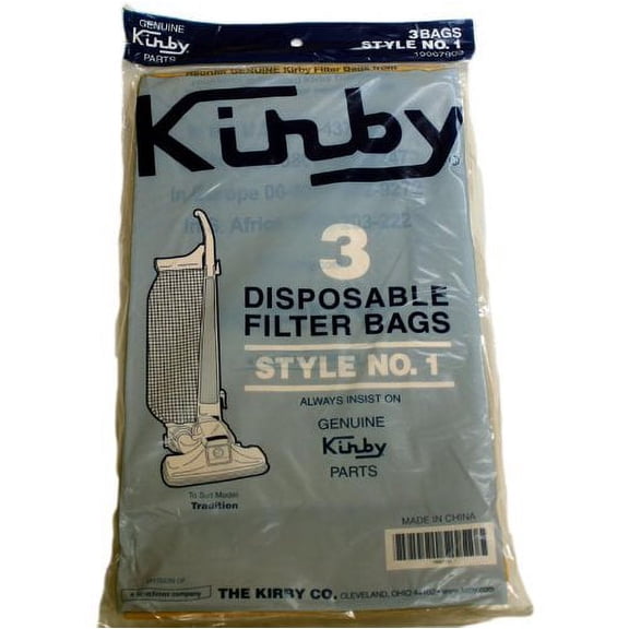 Compatible with Kirby K19067909 Style 1 Bags- 3 Pack