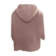 thumbnail image 4 of IROINNID Women's Short Cardigan Jacket Solid Color Long Sleeve Cardigan Autumn Casual Coat Top, Pink, 4 of 4