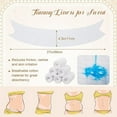 thumbnail image 6 of Tutuviw 12 Pcs Tummy Liners for Sweat Rash Cotton Under Belly Sweat Liners Plus Size Under Belly Perspiration Absorber Pads Belly Band for Skin Rash Belly Pad Band for Skin Rash - White, 6 of 7
