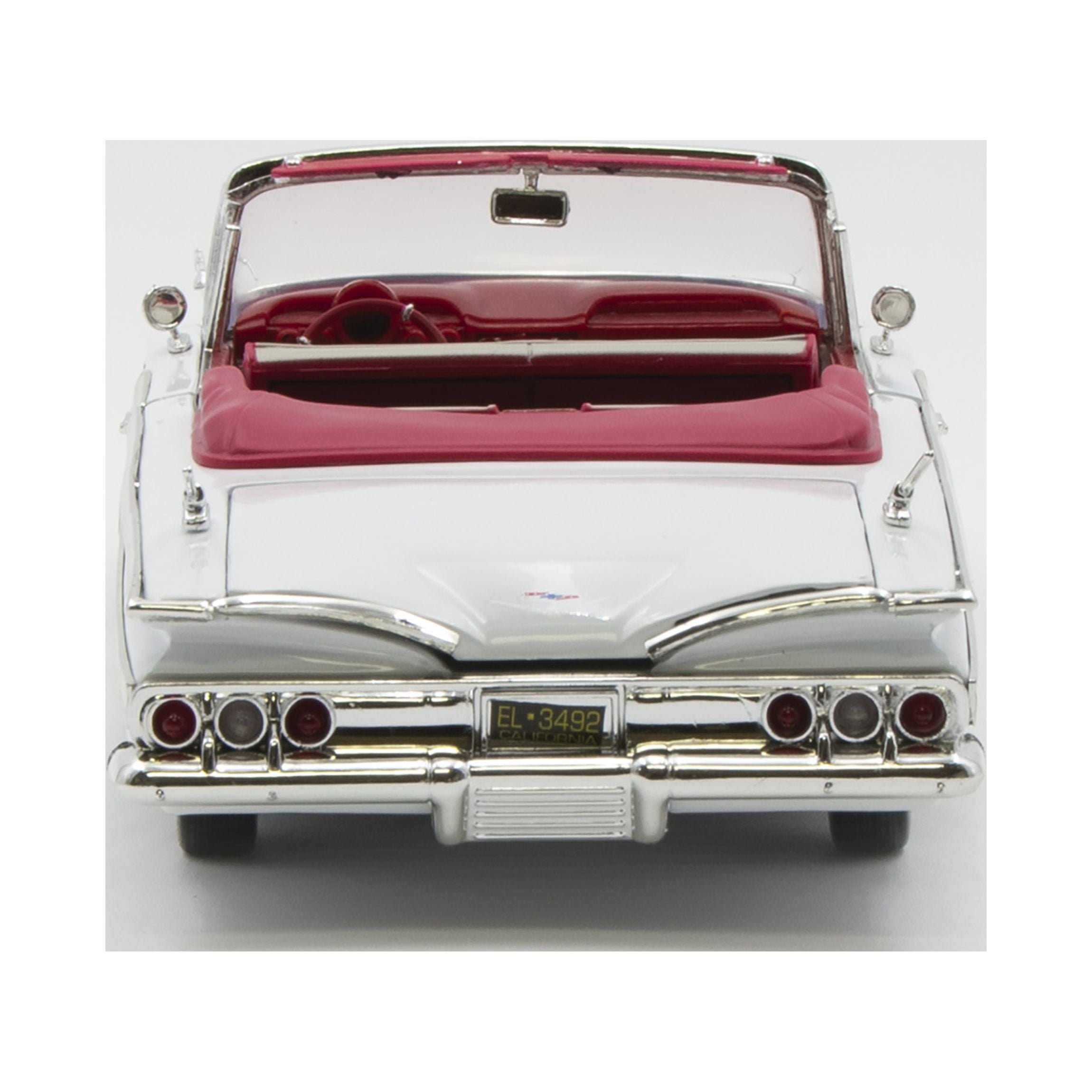 Motormax 1960 Chevrolet Impala Convertible Red 1/18 Scale Diecast