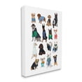 thumbnail image 4 of Stupell Industries Dogs with Various Fashion Animals & Insects Painting Gallery Wrapped Canvas Art Print Wall Art, 16 x 20, 4 of 8