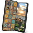 thumbnail image 1 of Mexican-Tile-Bohemian-3 Phone Case, Degined for Samsung Galaxy A72 5G Case Men Women, Flexible Silicone Shockproof Case for Samsung Galaxy A72 5G, 1 of 1