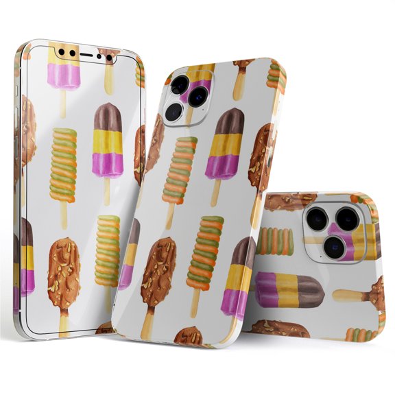 DesignSkinz Yummy Galore Ice Cream Treats Full-Body Skin Decal Wrap Cover for iPhone 16