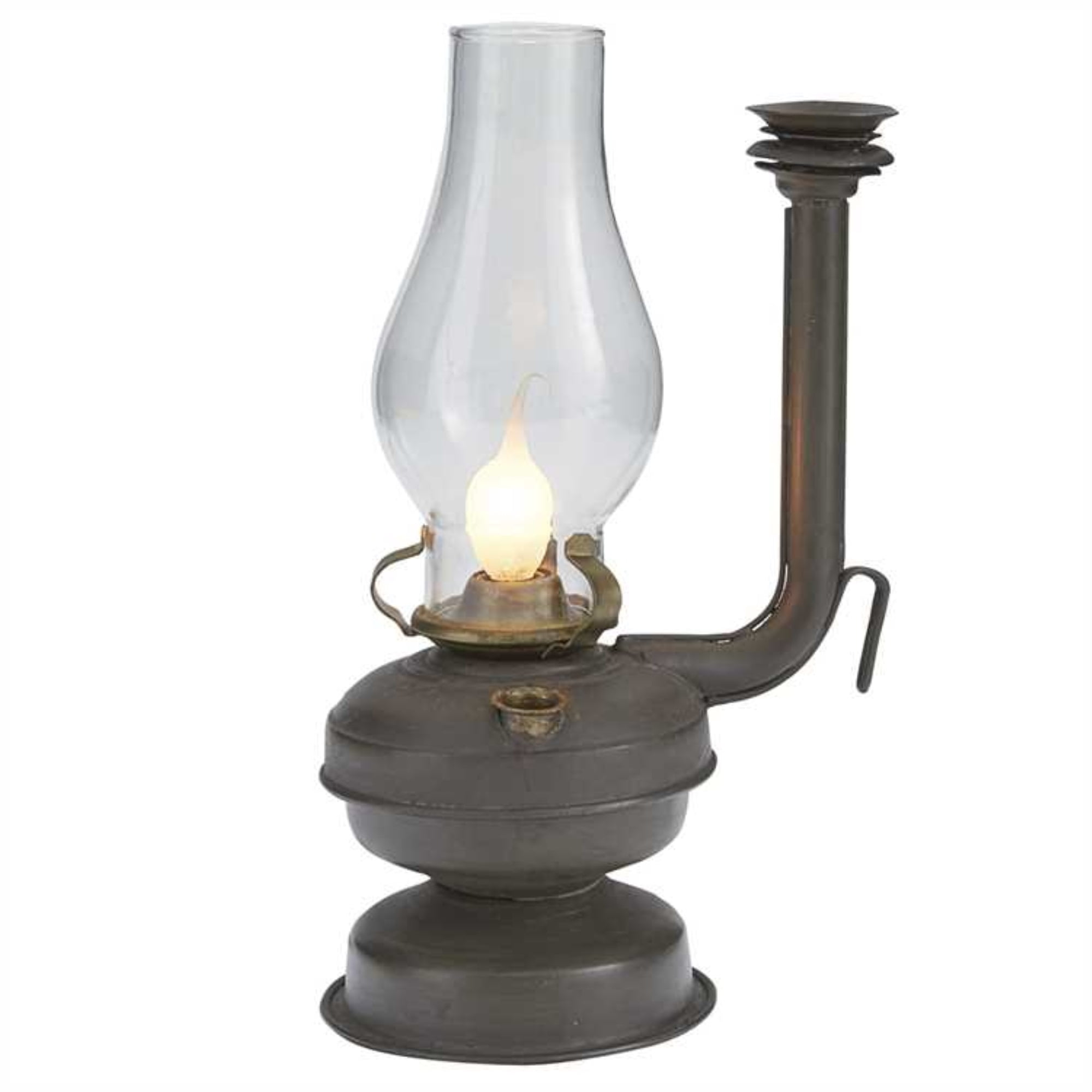 OIL LAMP WITH VENT PIPE
