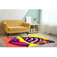 thumbnail image 4 of Customs Rugs, Modern Rug, Woman Licking Ice Cream Pop Art Rugs, Trendy Rug, Home Decor Rugs, Abstract Woman Rugs, Accent Rugs, POP ART Rug, 3.3'x6.5' - 100x200 cm, 4 of 7
