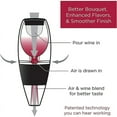 thumbnail image 4 of 1 Pce Carafe, Carafe à Vin Filtrant, Versailles, (Argent+noir), 4 of 5