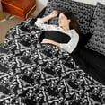 thumbnail image 4 of Feelyou Women Hipple Damask Twin Bedding Sets 7pcs, Boho Butterfly Animal Comforter Set, 4 of 8