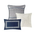 thumbnail image 4 of Gracie Mills Hickman 6 Piece Striped Reversible Jacquard Quilt Set with Throw Pillows - GRACE-6559, 4 of 4