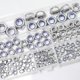 thumbnail image 5 of Sutemribor Surtido de tuercas de seguridad de acero inoxidable 304, 180 piezas M3 M4 M5 M6 M8 M10 M12 Contratuerca de inserción de nailon, 5 of 5