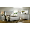 thumbnail image 4 of Furniture of America Rachel Wood 9-Drawer LED Dresser and Mirror in Silver, 4 of 4