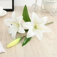 thumbnail image 4 of 1Pc Artificial Flower Decorative Home Decoration Gift Short Branch Fake Lily Bouquet Simulation Flower for Living Room, 4 of 8