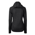 thumbnail image 3 of Women's Cutter & Buck Heather Charcoal Missouri Tigers Mainsail Sweater-Knit Full-Zip Hoodie, 3 of 3