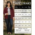 thumbnail image 7 of CASSIE LIZ Womens Plus size Cardigan Sweaters Lightweight Long Sleeve Button Down Knit Red Sweaters With Pockets Solid Color Jackets Fall Winter 5XL 26W 28W, 7 of 7