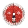 thumbnail image 1 of Christmas Tree Skirt,30 Inches Christmas Tree Skirt with Snowman,Rustic Vintage Farmhouse Christmas Decoration Ornaments for Merry Christmas Holiday Party, 1 of 5