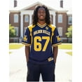 thumbnail image 2 of Big Boy JCS Golden Bulls S16 Adult Football Jersey [Navy Blue - L], 2 of 5