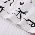 thumbnail image 5 of Emy Dola S-2XL Women Summer Pajamas Set Short Sleeve Button Down Loungewear Sets 2 Pieces Pjs Set Bowknot Valentine's Sleepwear, 5 of 7