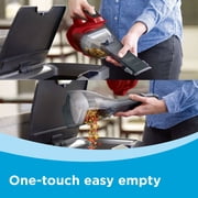 BLACK+DECKER Dustbuster AdvancedClean Cordless Handheld Vacuum, Multi-Surface Use, with Crevice Tool and Flip Brush, HLVA320J26, Red