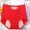 Red, variant on Gufahion Plus Size Girl Period Underwear Period Panties, High Waisted Menstrual Leakproof Protective Underwear for Teens, Comfortable Briefs, XXXXL