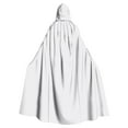thumbnail image 2 of Capa unisex para mujer, larga, con capucha, para cosplay, Halloween, color liso, 2 of 6