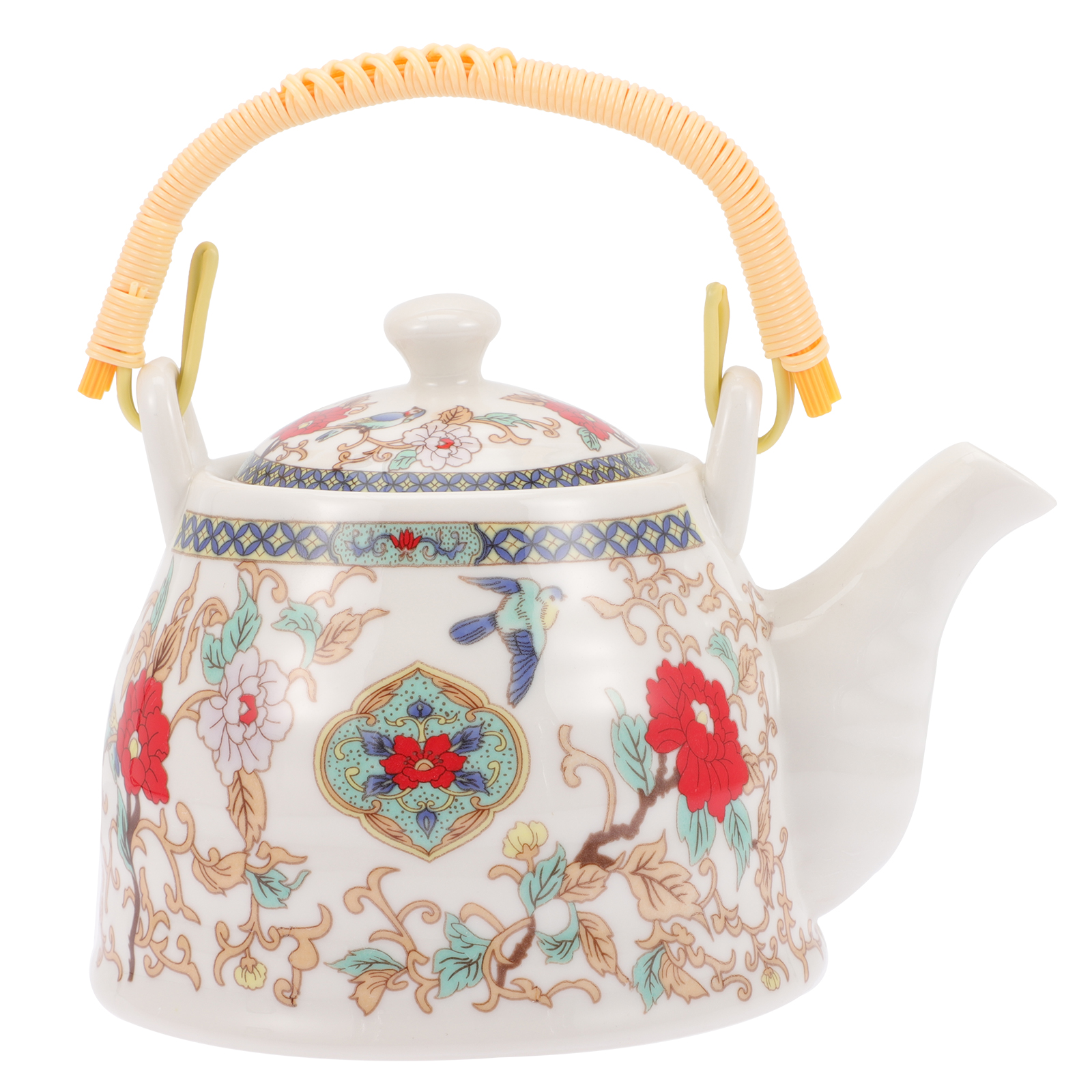 Tea Teapot Infuser Porcelain Pots Loose Kettle Ceramic Pot Stove