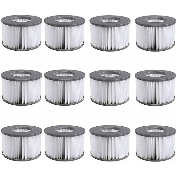 Hot Tub Filters for Mspa Filter, Spa Filter for MSpa Inflatable Pools Filter Cartridge 2 Layers of Fiber Filtration for Mspa Swimming Pool Cleaning and Maintenance, Crystal Clear Water Flow