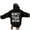 Black, variant on Women's Hoodies Sweatshirts Fashion Loose Top with Letter Print Casual Hoodie Blue L