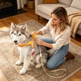 thumbnail image 2 of Breathable No-Pull Dog Harness and Leash Set for Small Medium Large Dogs Multi-Point Adjustable Metal D-Ring Bubble Cotton Padded Saddle Vest for Training Walking, 2 of 4