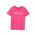 thumbnail image 3 of Camiseta para mujer con cuello redondo, camiseta básica informal, camiseta de manga corta para senderismo S, 3 of 7
