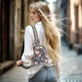 thumbnail image 5 of FORMRS Womens Crossbody Sling Bag Travel Daypack Shoulder Chest Backpack, Neon Llamas Pattern, 5 of 7