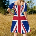 thumbnail image 3 of Union Jack Sleeveless Dress evening dresses luxury 2024 Woman fashion Dress vintage, 3 of 6