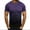 Purple, variant on Lilgiuy Beach Shirts for Men New Regular Plus Size Gradient Color Short Sleeve Tees Summer Casual Round Neck Shirt for Hawaiian Swimming Pool(S-5Xl)