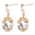 thumbnail image 4 of 1 Pair Crystal Earrings Chic Snake Ear Dangle Delicate Ear Pendant Ear Jewelries, 4 of 8