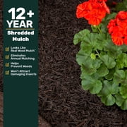 GroundSmart Brown Shredded Rubber Mulch, 1.5 Cu Ft