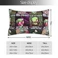 thumbnail image 4 of Invader Zim Pillowcase Cushion Pillow Covers With Hidden Zipper Pillow Case Decor For Bed Dorm Sofa Couch Car 20"x30", 4 of 8