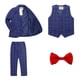 thumbnail image 3 of Trajes de fiesta de boda para bebés, chaqueta, chaleco, pantalones, trajes formales para niños, vestido de bautismo, conjunto de ropa para ceremonia adolescente, 3 of 5