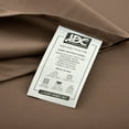thumbnail image 3 of Lux Decor Collection Solid Bed Sheet Set, 4 Piece Deep Pocket Microfiber Twin Bed Sheets (Twin, Brown), 3 of 4