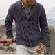 thumbnail image 3 of Suéter para hombre, cárdigan de punto holgado, abrigos gruesos de manga larga para hombre, jerséis, ofertas de ropa 2024, moda coreana de alta calidad Y2k, 3 of 5
