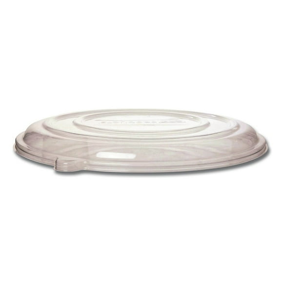 Eco-Products EP-SCPTR16LIDR 16 in. x 16 in. x 0.2 in. 100 Percent Recycled Content Plastic Pizza Tray Lids - Clear (50/Carton)