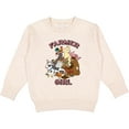 thumbnail image 2 of Inktastic Farmer Girl with Happy Farm Animals Toddler Sweatshirt, 2 of 4