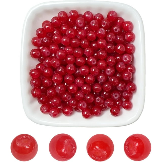 Ampoules Rouges en Verre de 0,236 Pouce pour Montres Joyeuses, 900 Ampoules en Verre pour Lampes, Manuels