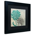thumbnail image 3 of Trademark Fine Art "Chrysanthemums I" Canvas Art by Wellington Studio, Black Matte, Black Frame, 3 of 5