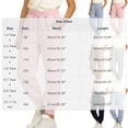 thumbnail image 2 of Rrxhxhs Pants for Girls Solid Color Elastic Waist Loose Fleece Casual Athletic Joggers with Patch Pockets,Khaki,10-11 Years, 2 of 7