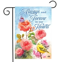 Briarwood Lane Always and Forever Flowers Bereavement Garden Flag