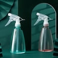 thumbnail image 3 of SPRING PARK 500ml Plastic Spray Bottle, Empty, Clear, Trigger Handle, Adjustable Fine to Stream Output, Refillable, Heavy Duty Sprayer for Hair Salons & Spas, Household Cleaners, Cooking, 3 of 7
