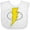 AA-White, variant on Inktastic Superhero Baby Lightening Bolt Boys or Girls Baby Bib
